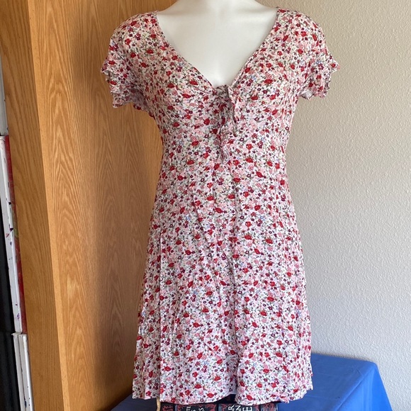 floral print sundress